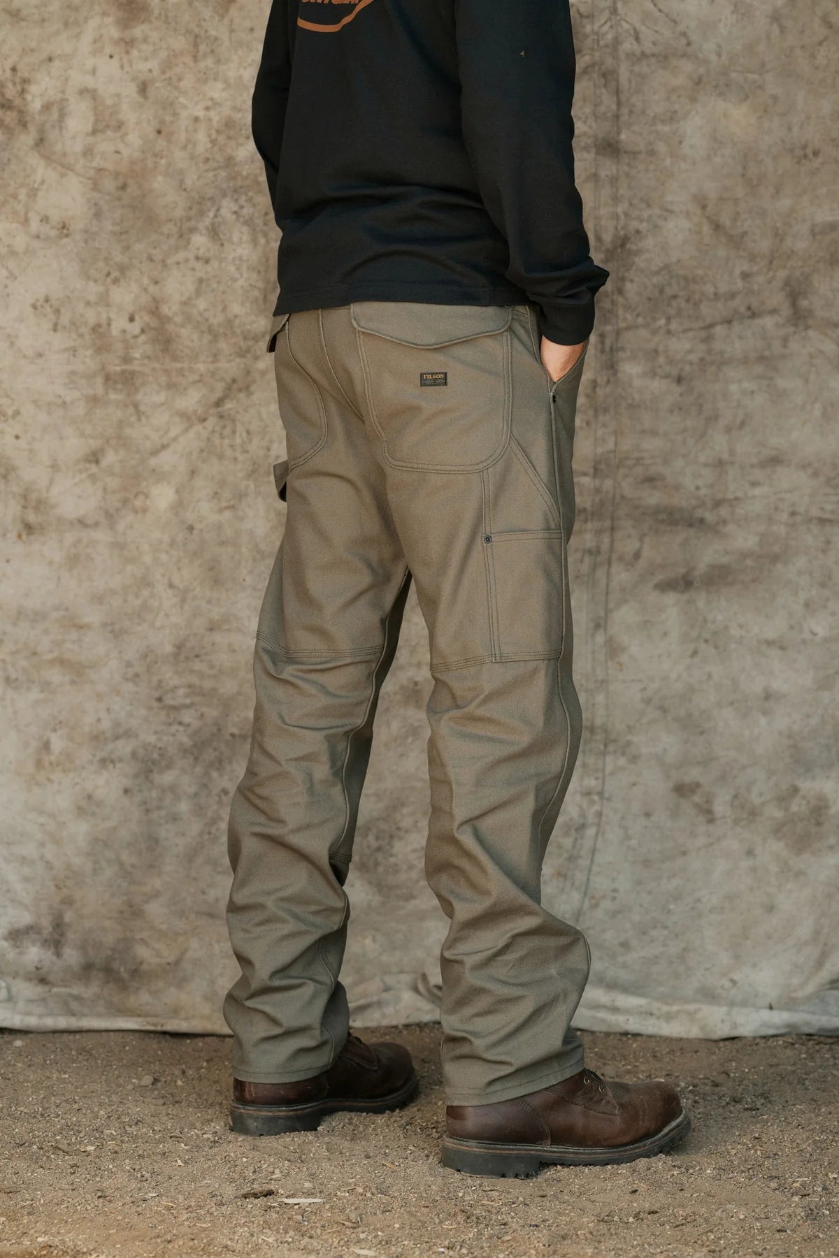 FILSON - WORKSMITH DOUBLE LAYER PANTS - TARMAC