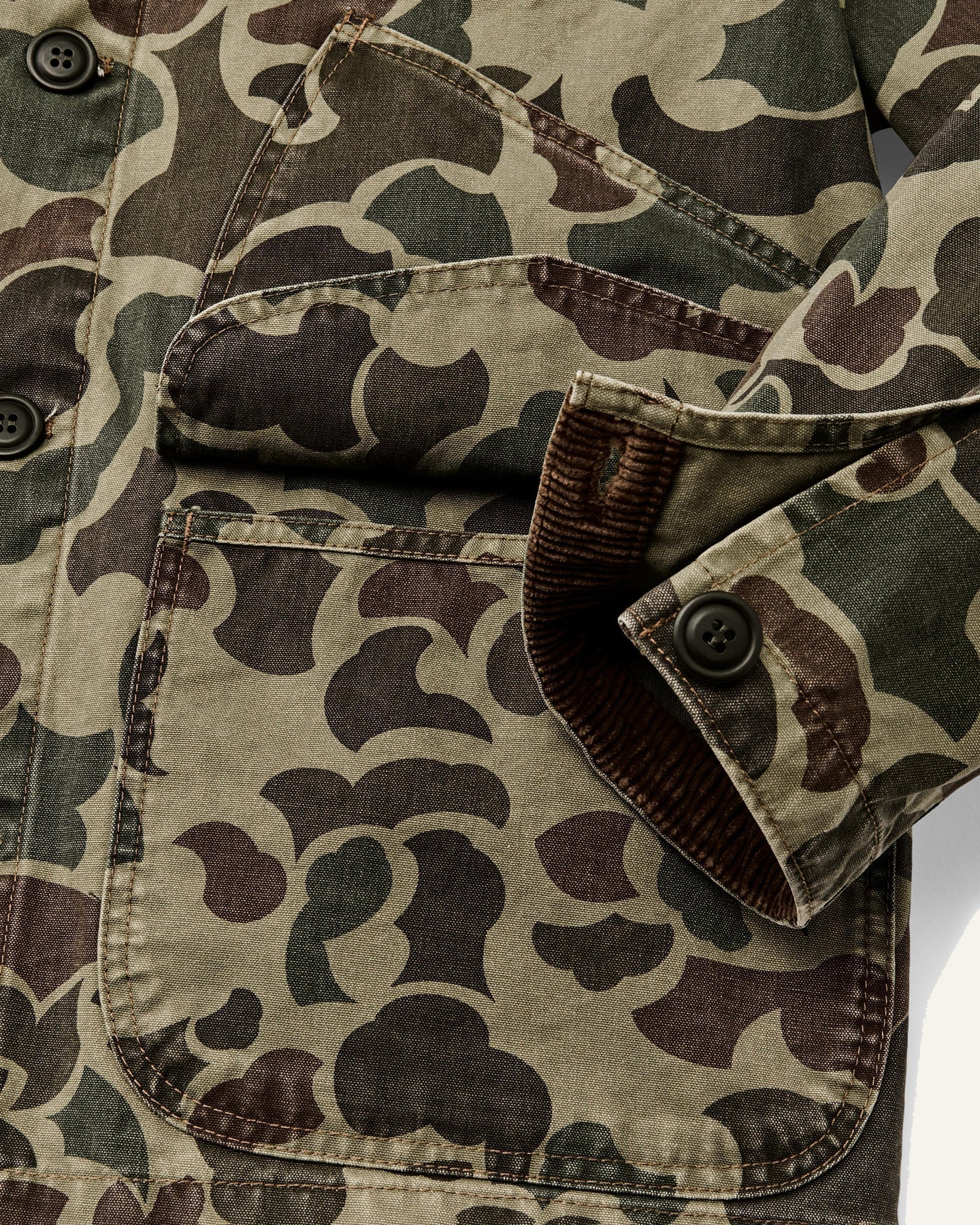 FILSON - CANVAS OUTFITTER JACKET - TUNDRA SHRUB CAMO