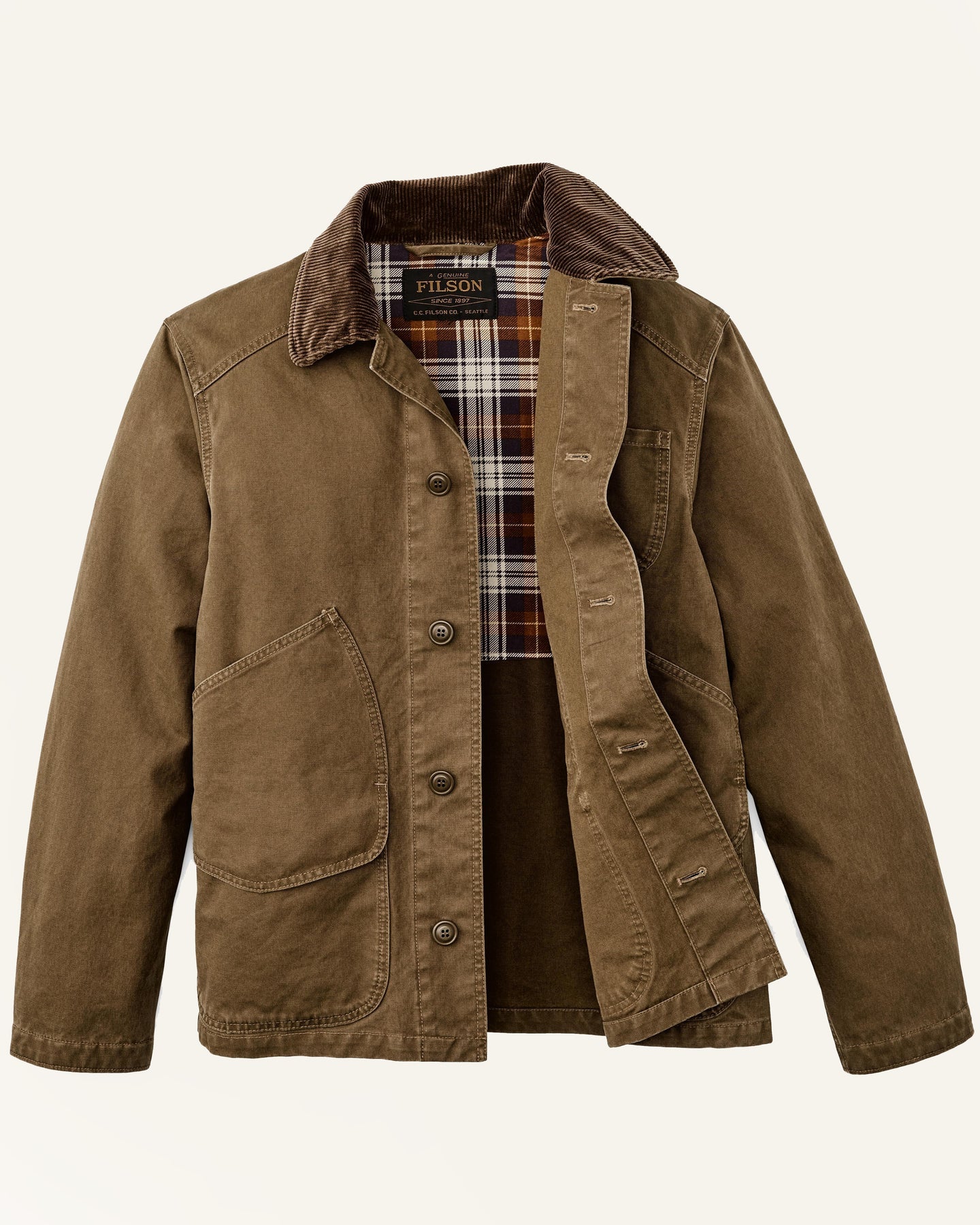 FILSON - CANVAS OUTFITTER JACKET - KANGAROO