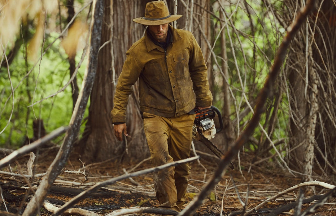 FILSON - TIN BUSH HAT DARK TAN - OIL FINISH