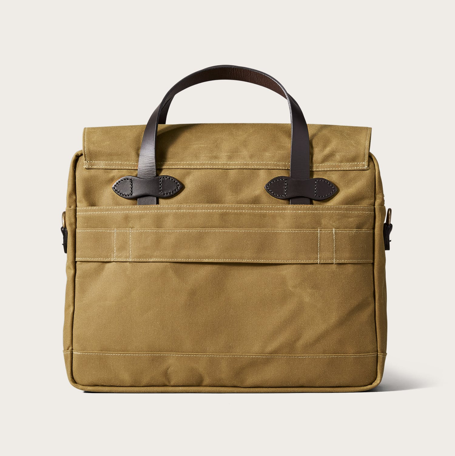 FILSON - 24 HOUR TIN CLOTH BRIEFCASE - DARK TAN
