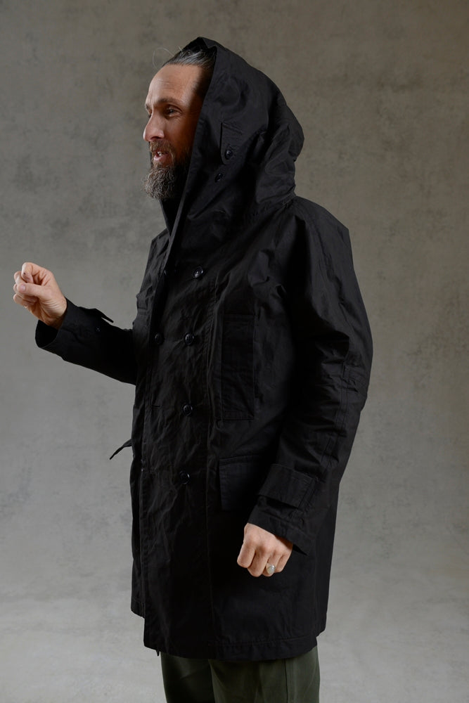 HACKNEY UNION WORKHOUSE - FISHERMAN LONG COAT - WAX COTTON