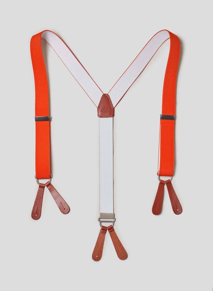 Nigel Cabourn - BRACES IN ORANGE - AUTHENTIC LINE