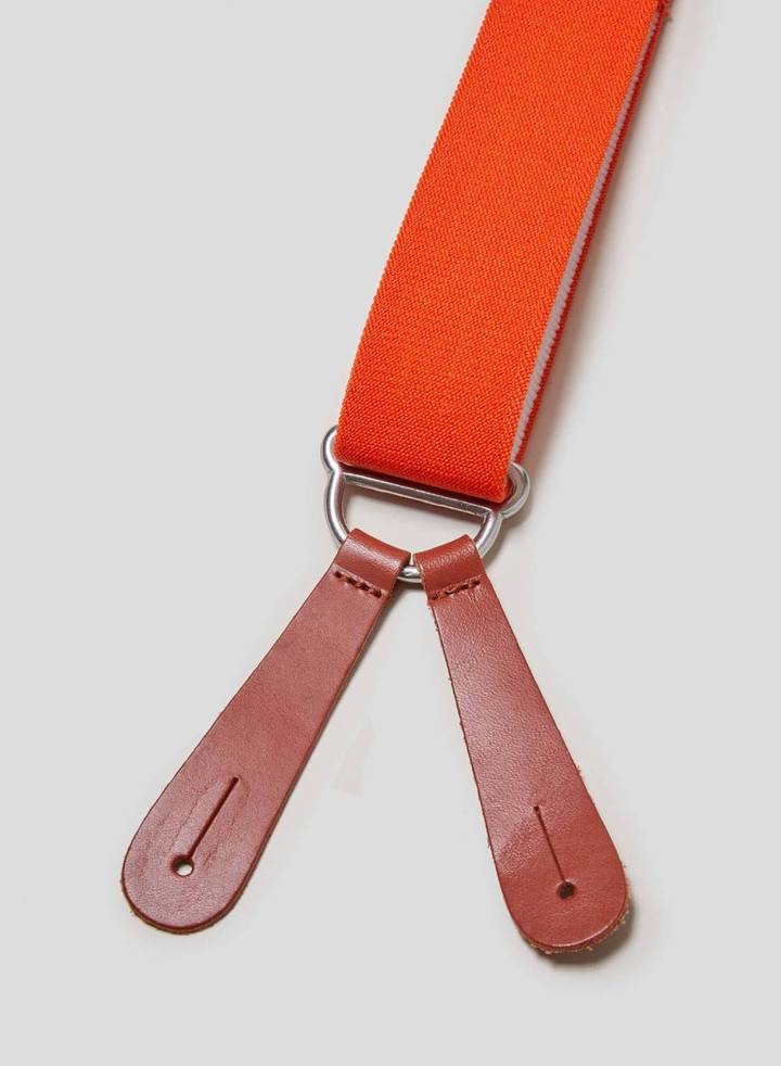 Nigel Cabourn - BRACES IN ORANGE - AUTHENTIC LINE