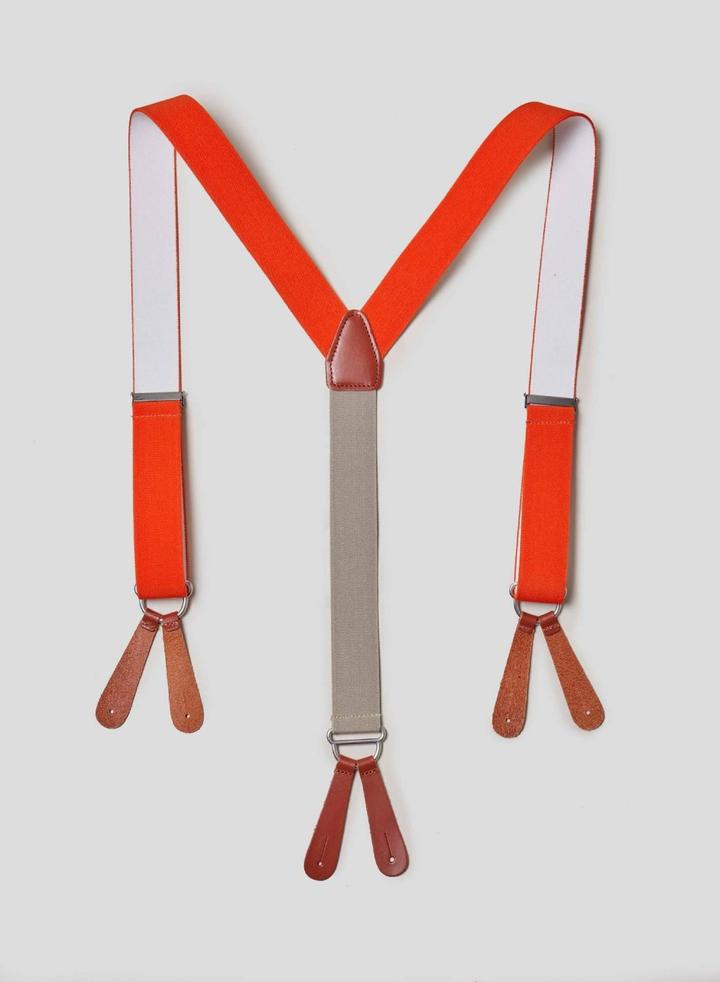 Nigel Cabourn - BRACES IN ORANGE - AUTHENTIC LINE