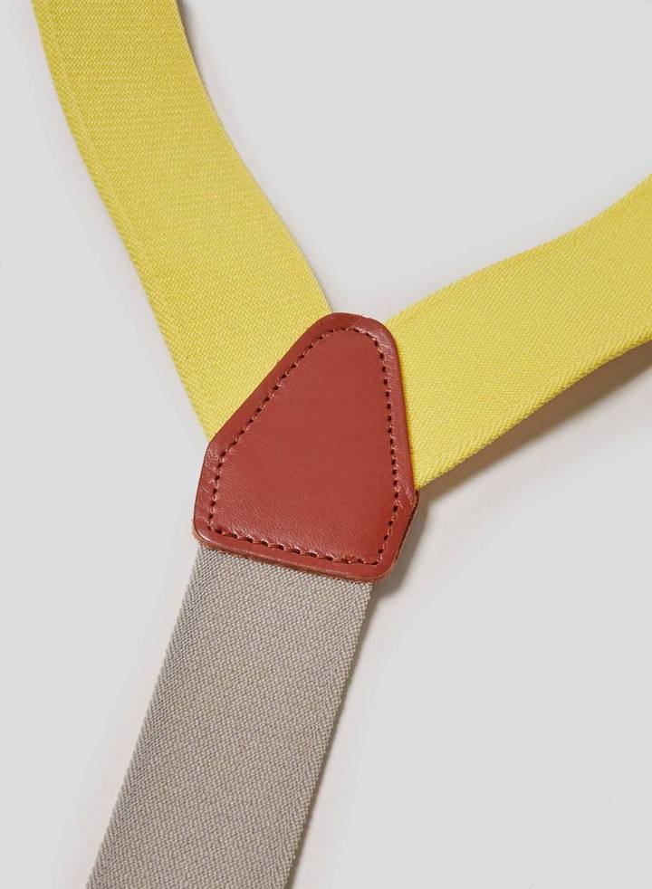 Nigel Cabourn - BRACES IN YELLOW - AUTHENTIC LINE