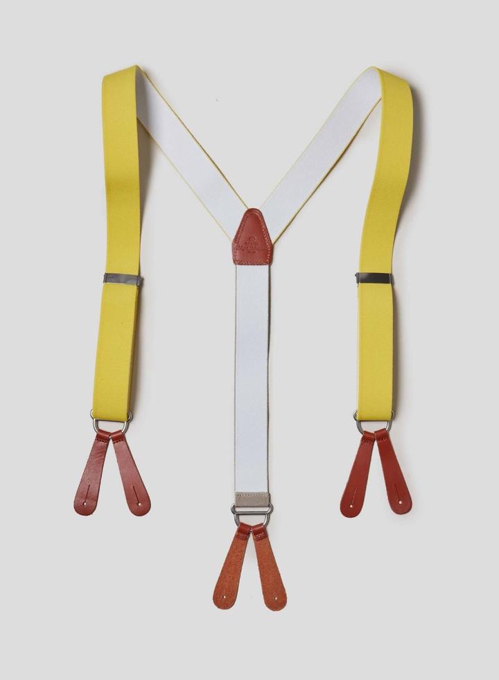 Nigel Cabourn - BRACES IN YELLOW - AUTHENTIC LINE