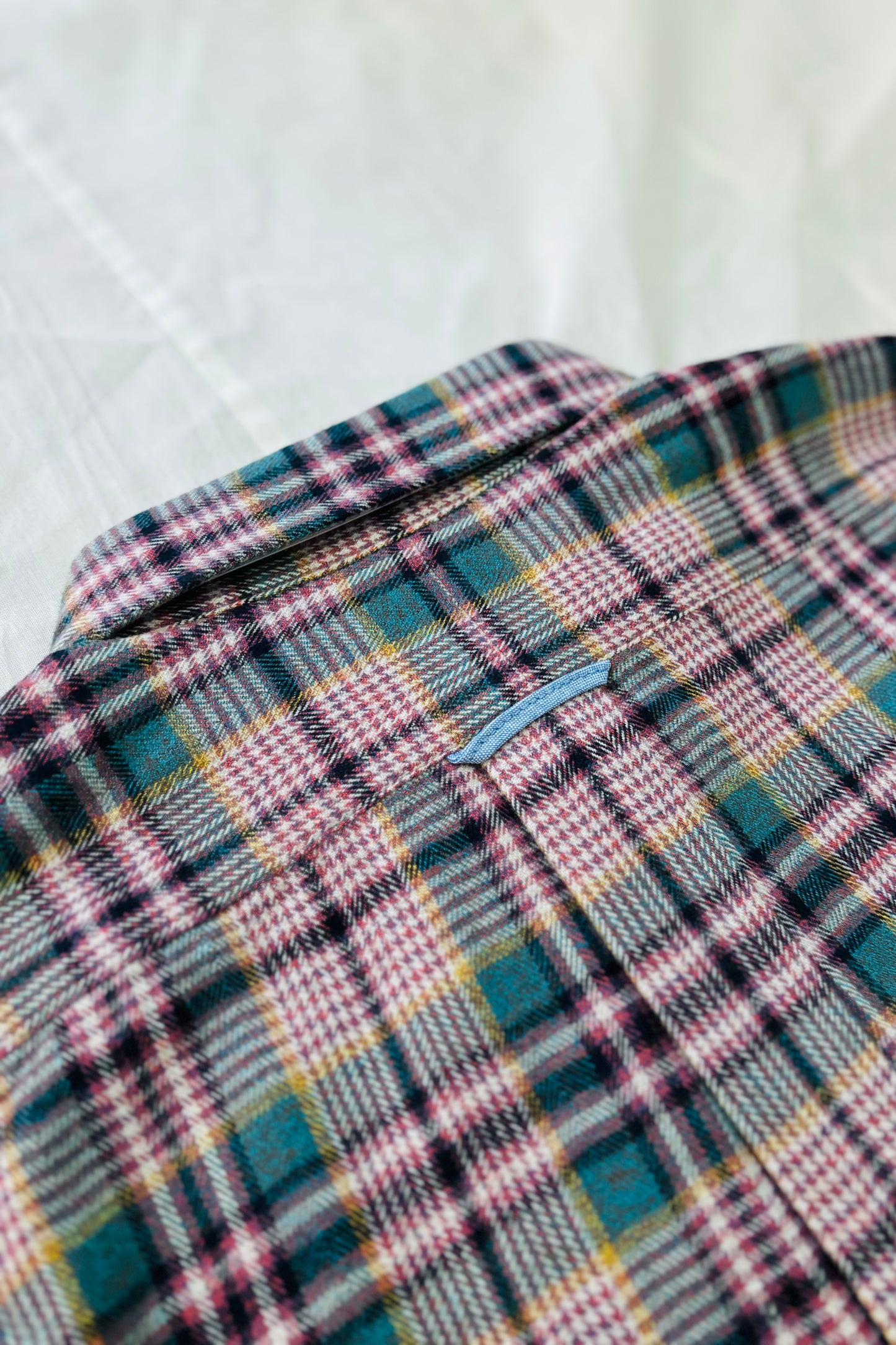 KENNETH FIELD - ROOMY SHIRT Ⅱ NEL CHECK - PINK