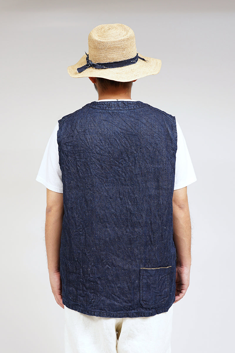 ナイジェル・ケーボン/Nigel Cabourn - ヘンプベスト/HEMP VEST - HIGH