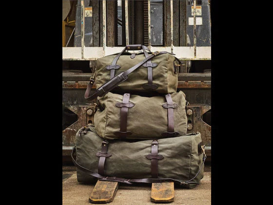 FILSON -MEDIUM RUGGED TWILL DUFFLE BAG - OTTER GREEN