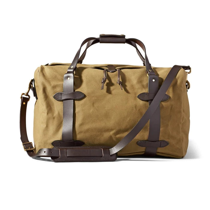 FILSON -MEDIUM RUGGED TWILL DUFFLE BAG - TAN