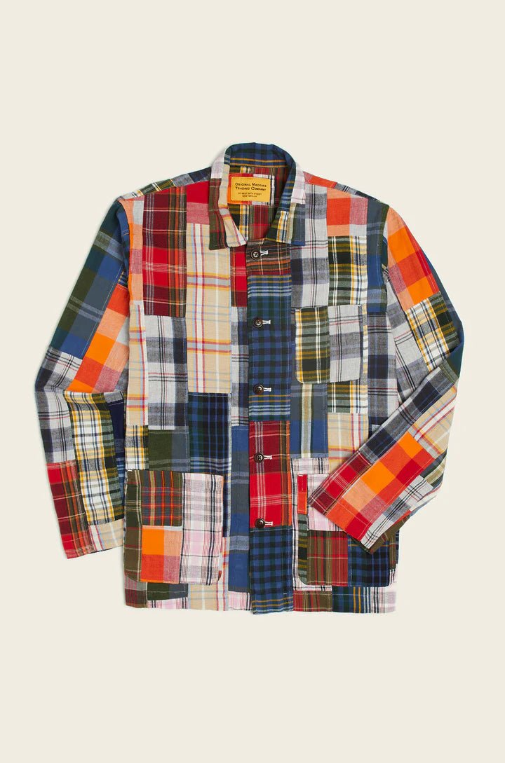 ORIGINAL MADRAS TRADING COMPANY - No106 STOUT SHIRT JACKET - PATCHWORK