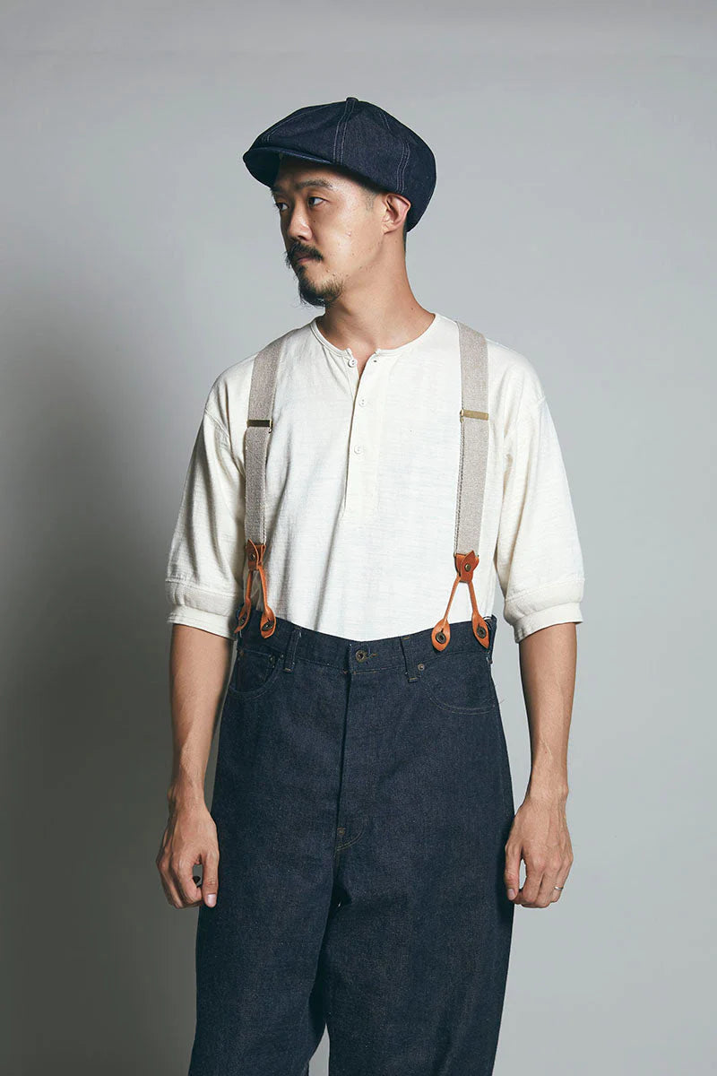 Nigel Cabourn - US ARMY SUSPENDER - LINEN