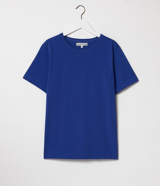 Merz b.Schwanen - 215 LOOPWHEELED TEE - VINTAGE BLUE