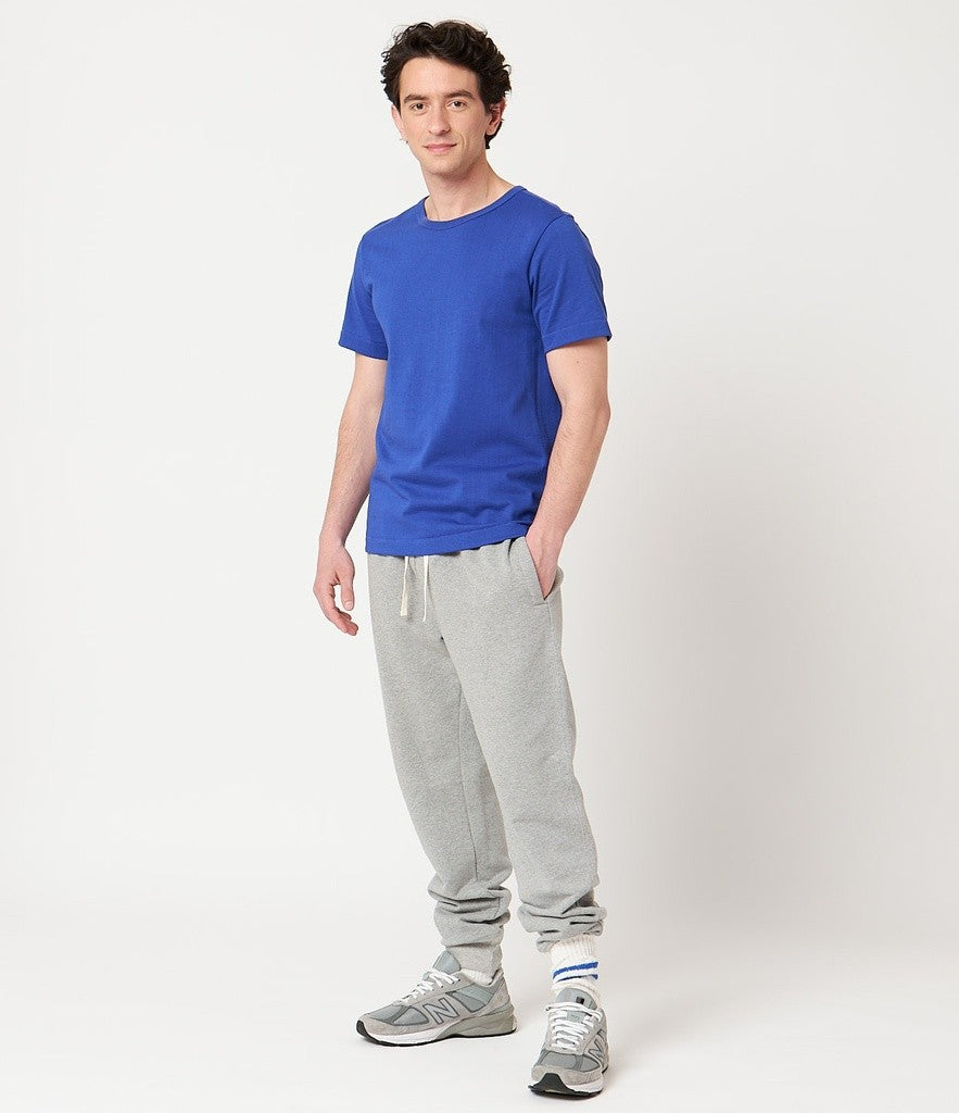 Merz b.Schwanen - 215 LOOPWHEELED TEE - VINTAGE BLUE