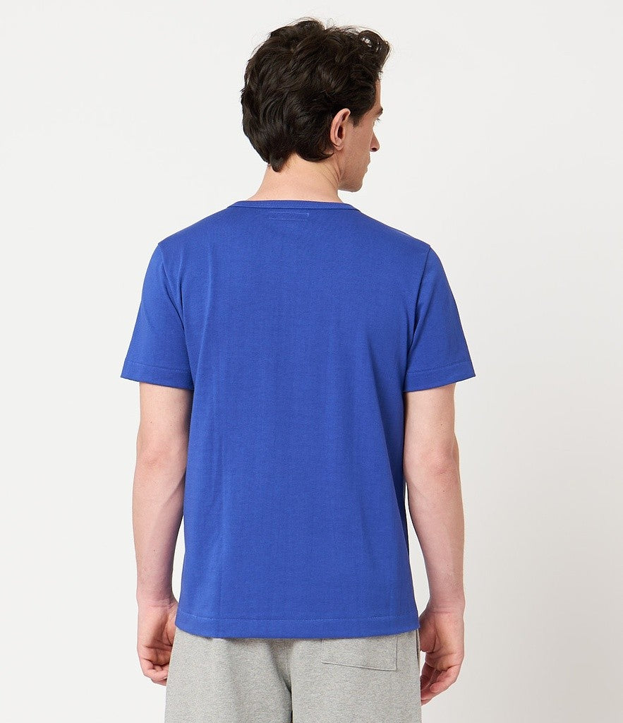 Merz b.Schwanen - 215 LOOPWHEELED TEE - VINTAGE BLUE