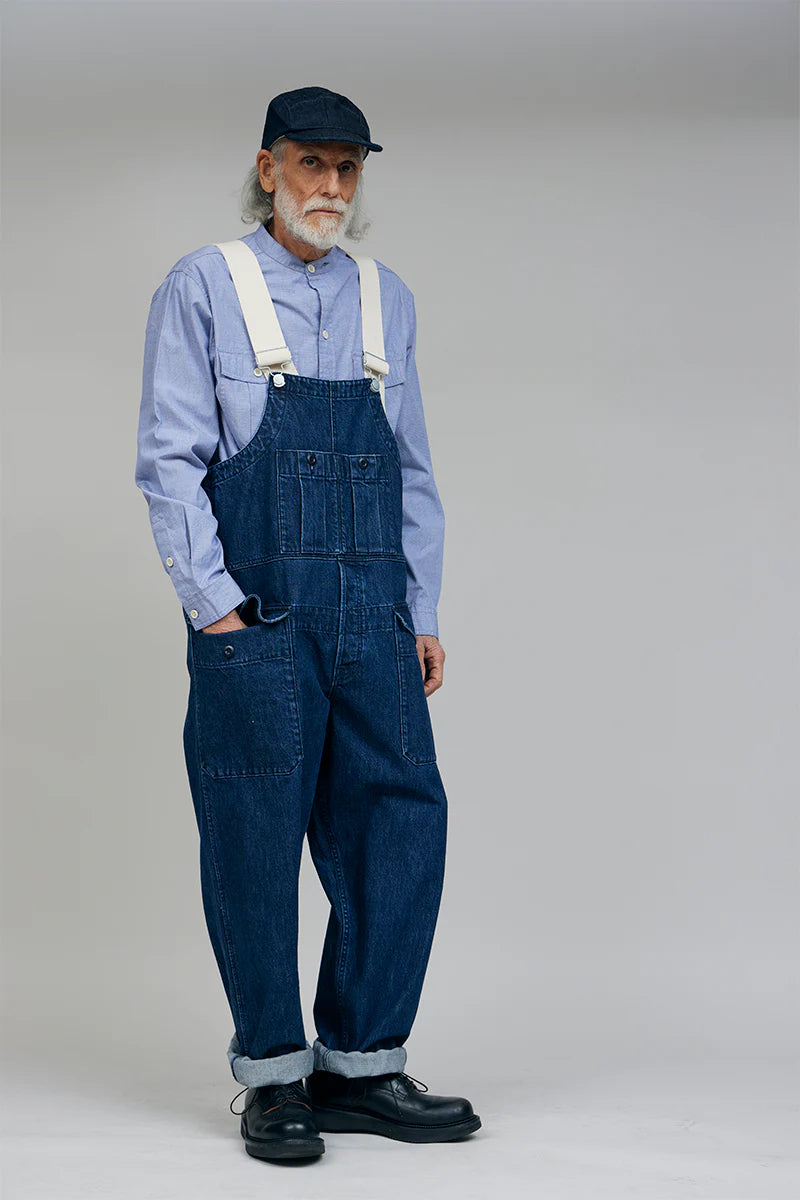 Nigel Cabourn LYBRO - PT03 RAILWAY DUNGAREE - ENZYME