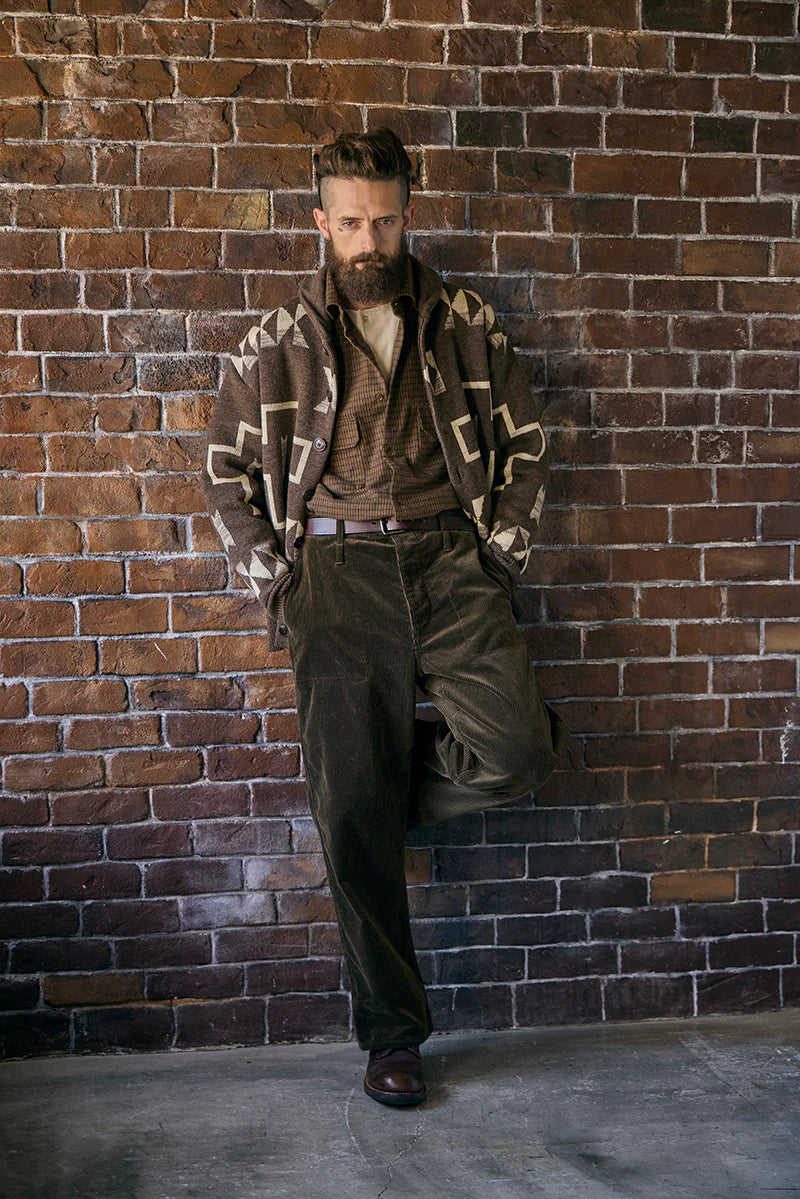 Nigel Cabourn - TRIBAL CARDIGAN - WOOL