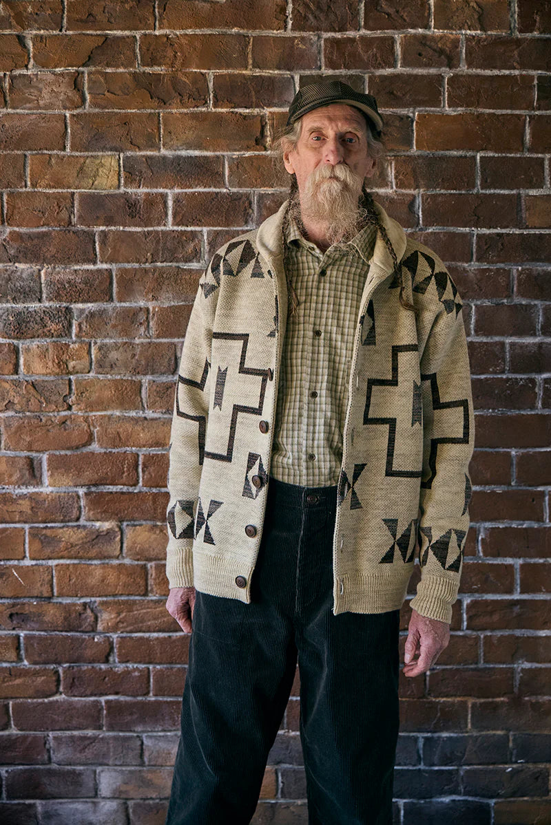 Nigel Cabourn - TRIBAL CARDIGAN - WOOL