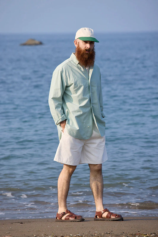 Nigel Cabourn - NEW GYM PANT - WHITE DENIM