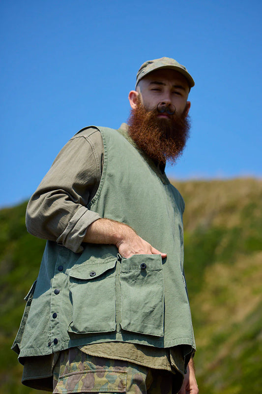 Nigel Cabourn - PULLOVER FISHING VEST - RIPSTOP