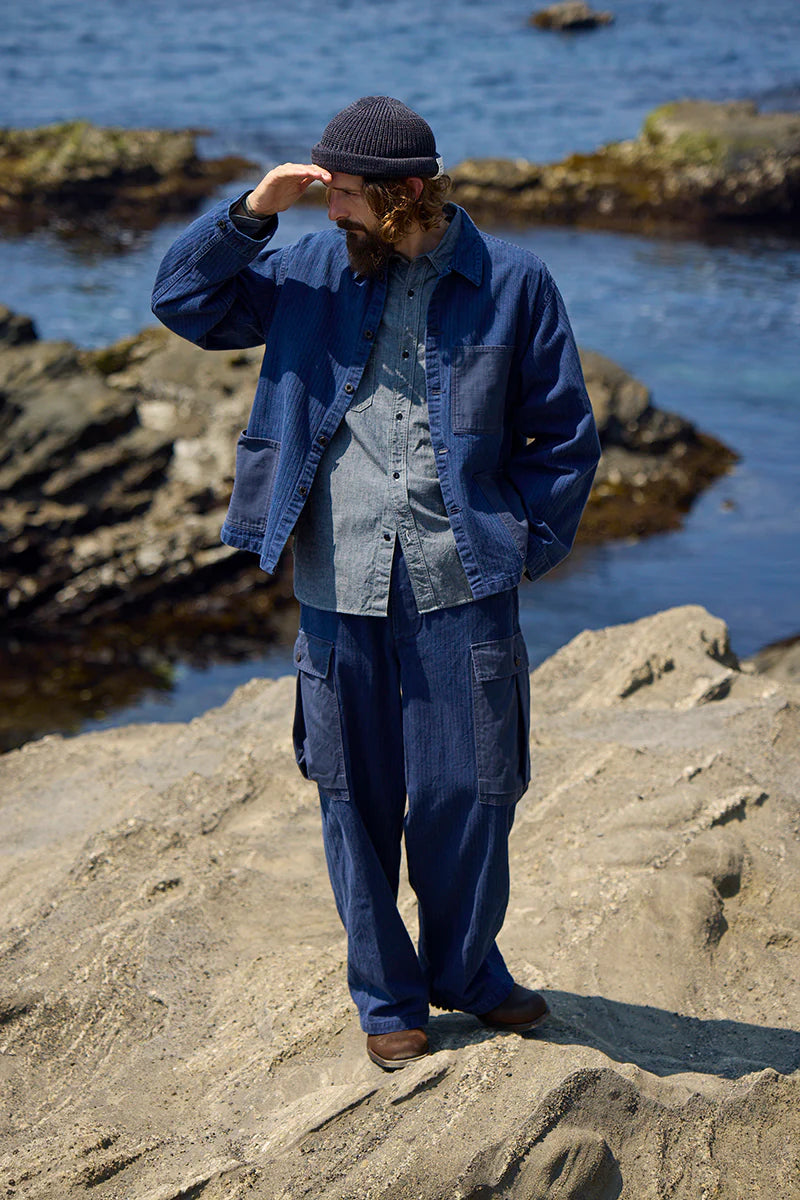Nigel Cabourn - USMC CHORE JACKET - HERRINGBONE – ONE FOUR ONE
