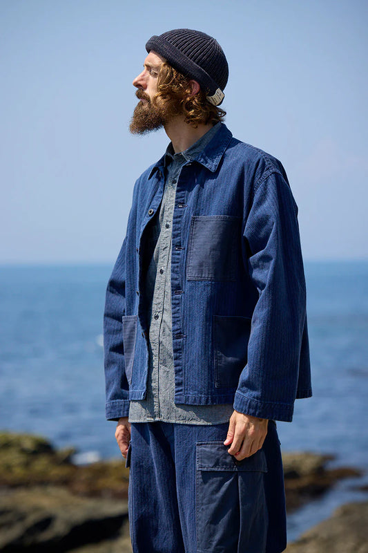 Nigel Cabourn - USMC CHORE JACKET - HERRINGBONE