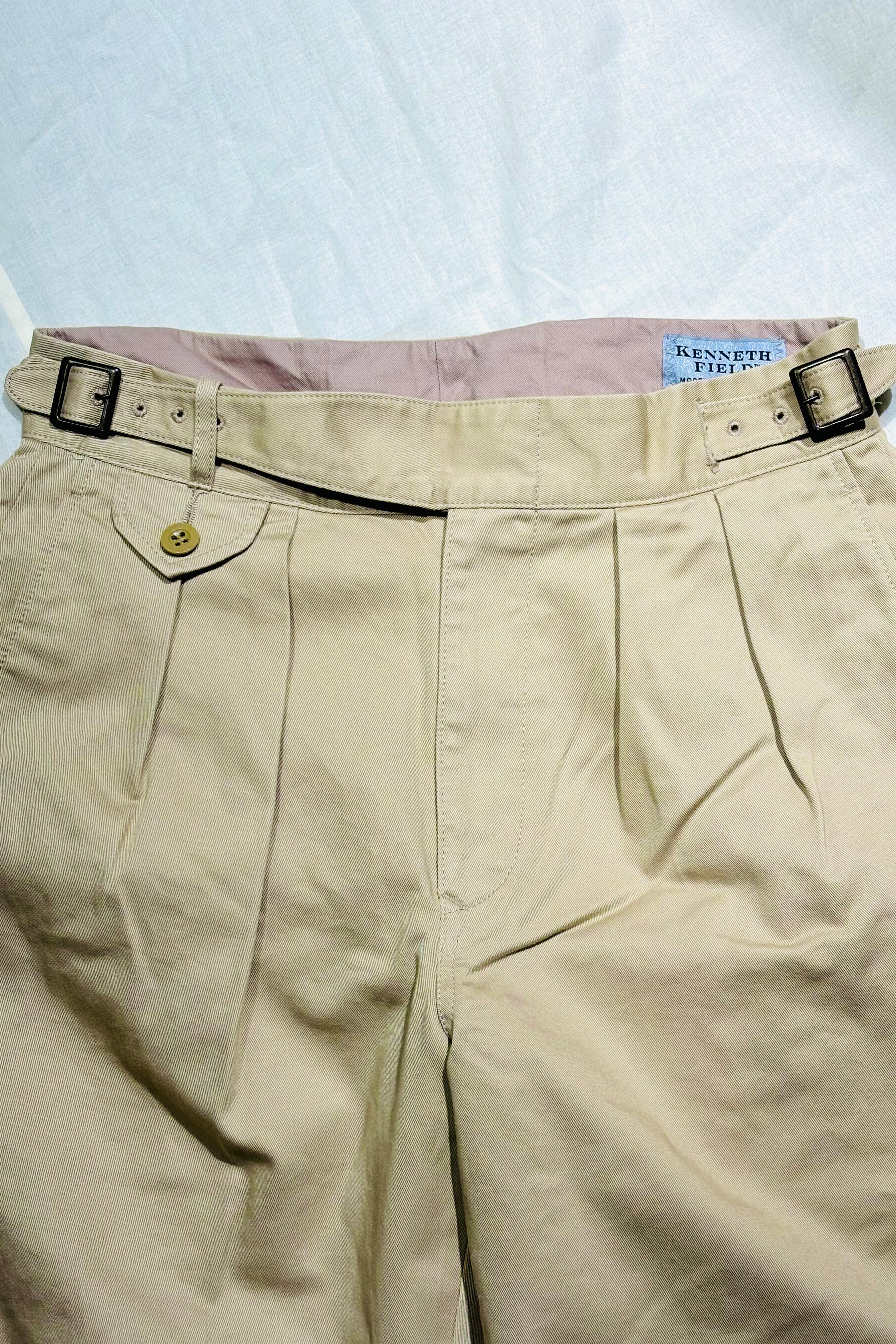 KENNETH FIELD - GURKA Ⅲ TROUSER WEST POINT - KHAKI