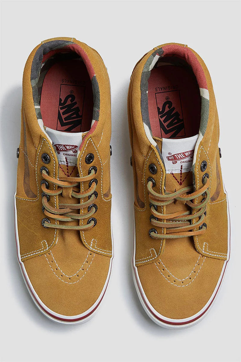 Nigel Cabourn x VAULT by VANS - SK8-Mid LX-Suede - TAN