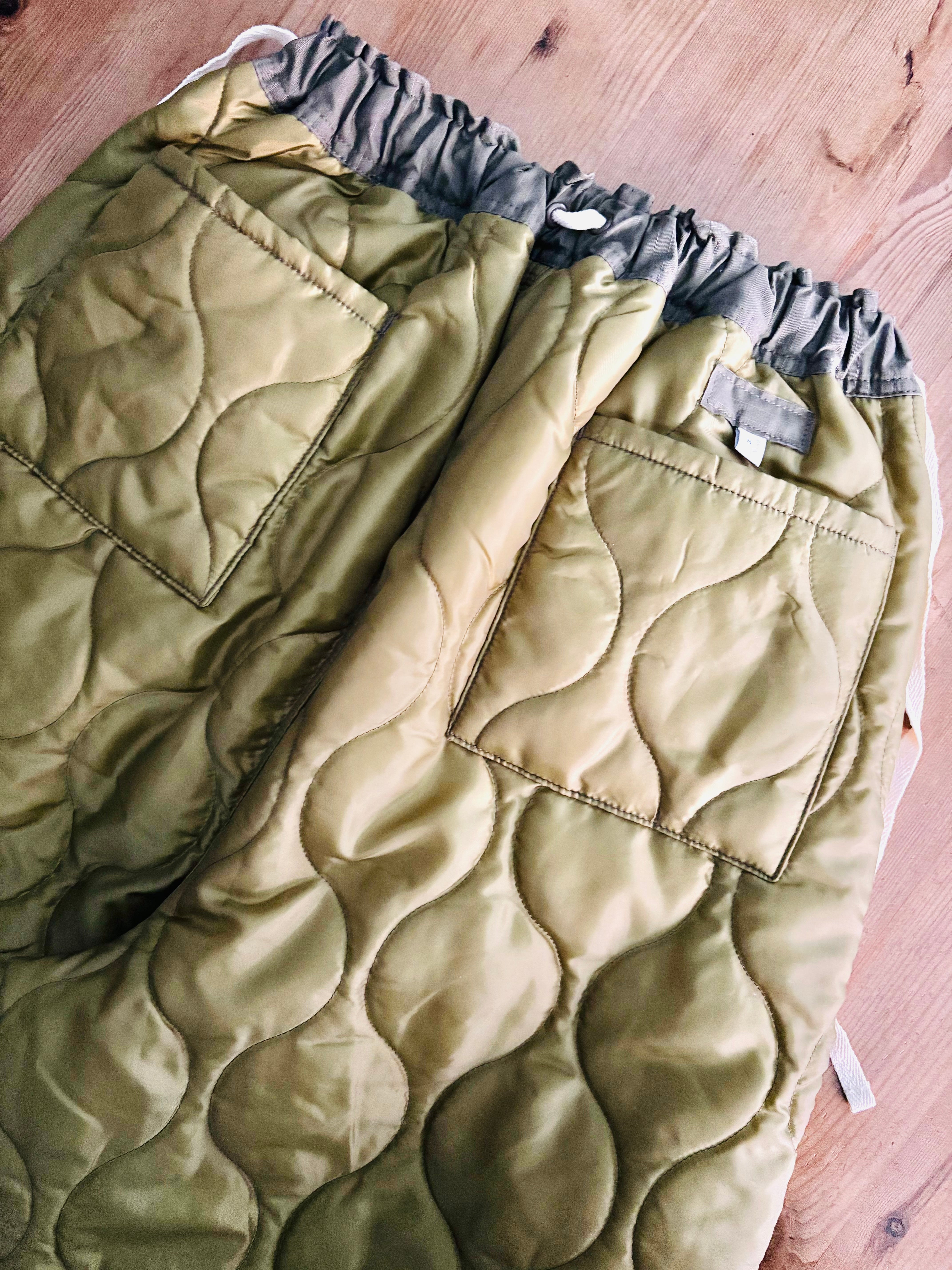 KENNETH FIELD - FLYERS TROUSER PADDING QUILTED - OLIVE