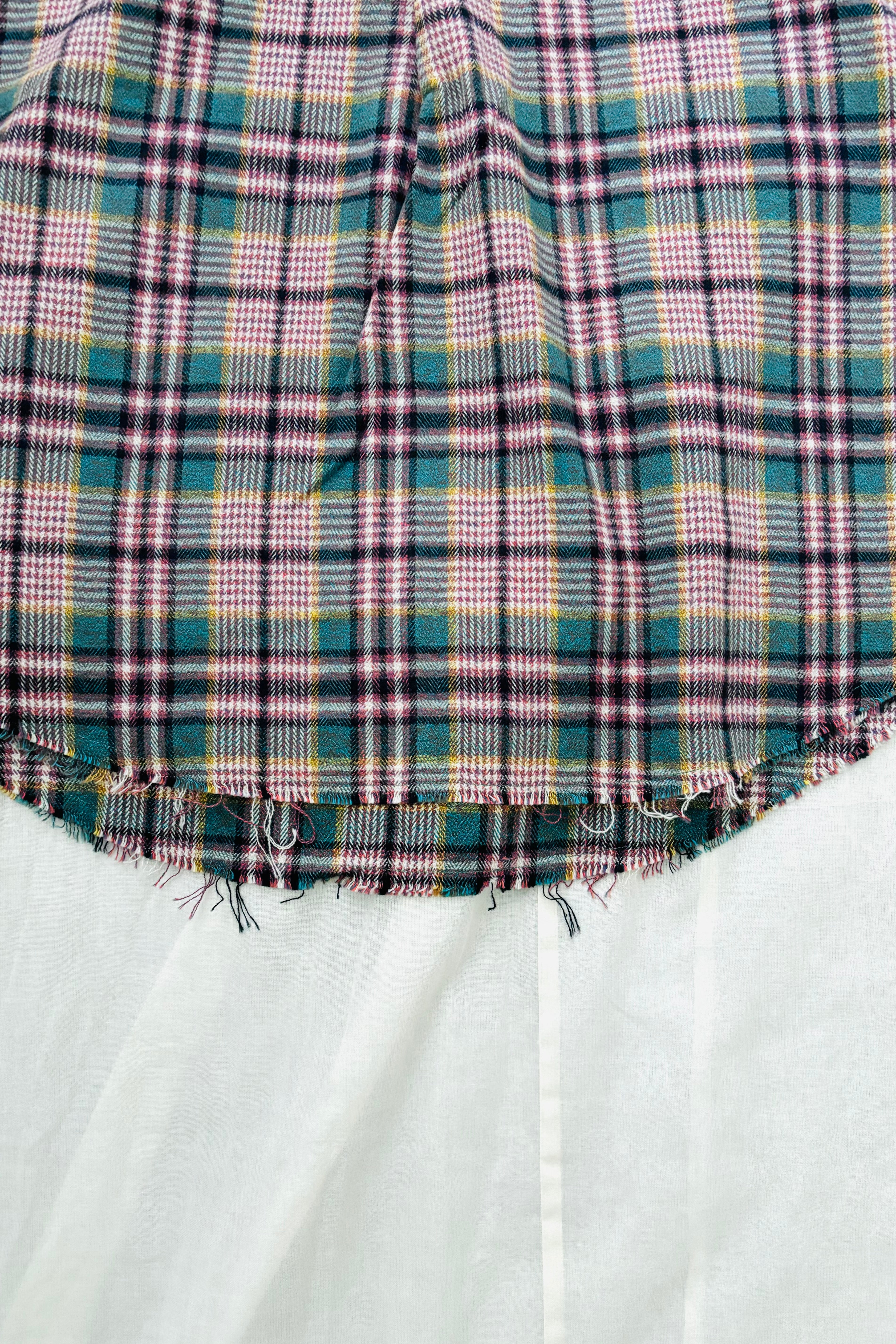 KENNETH FIELD - ROOMY SHIRT Ⅱ NEL CHECK - PINK