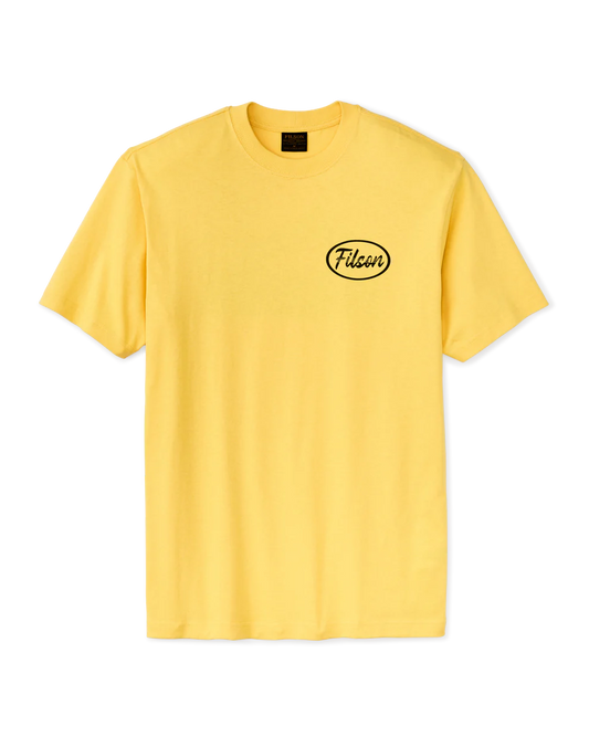 FILSON - FRONTIER GRAPHIC TEE - ASPEN GOLD / SUN