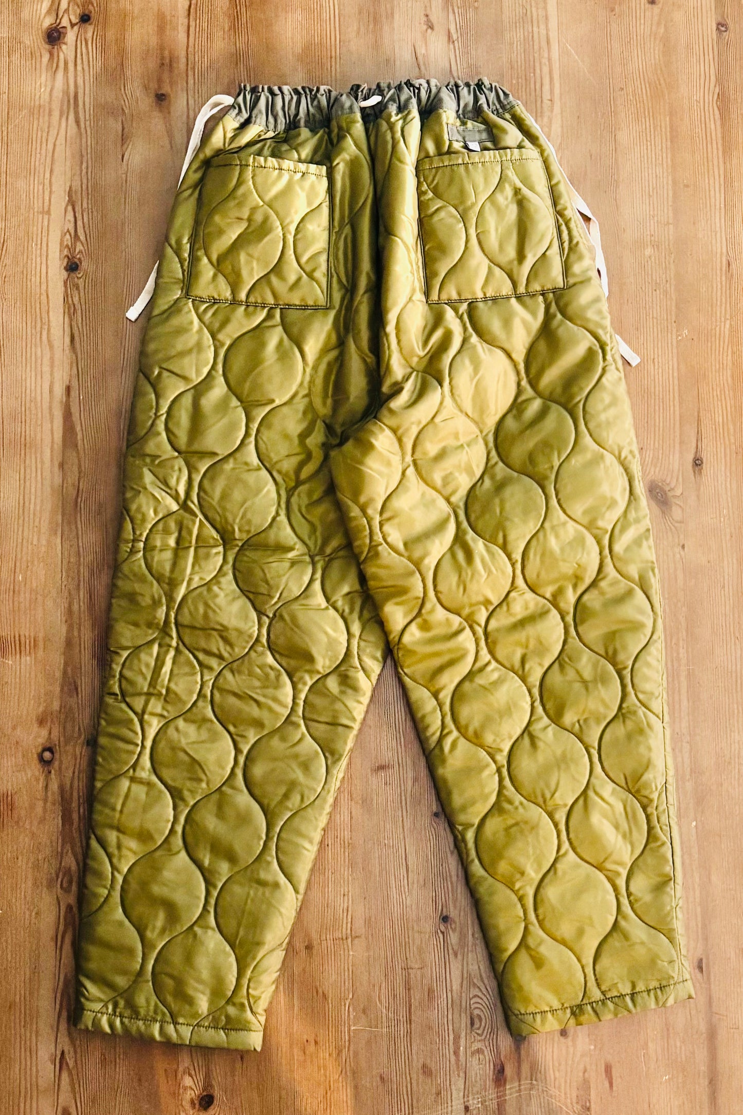 KENNETH FIELD - FLYERS TROUSER PADDING QUILTED - OLIVE