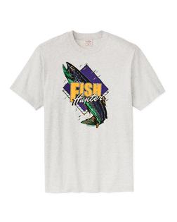 【期間限定SALE】FILSON - FRONTIER GRAPHIC TEE - LIGHT HEATHER GRAY / HUNTER