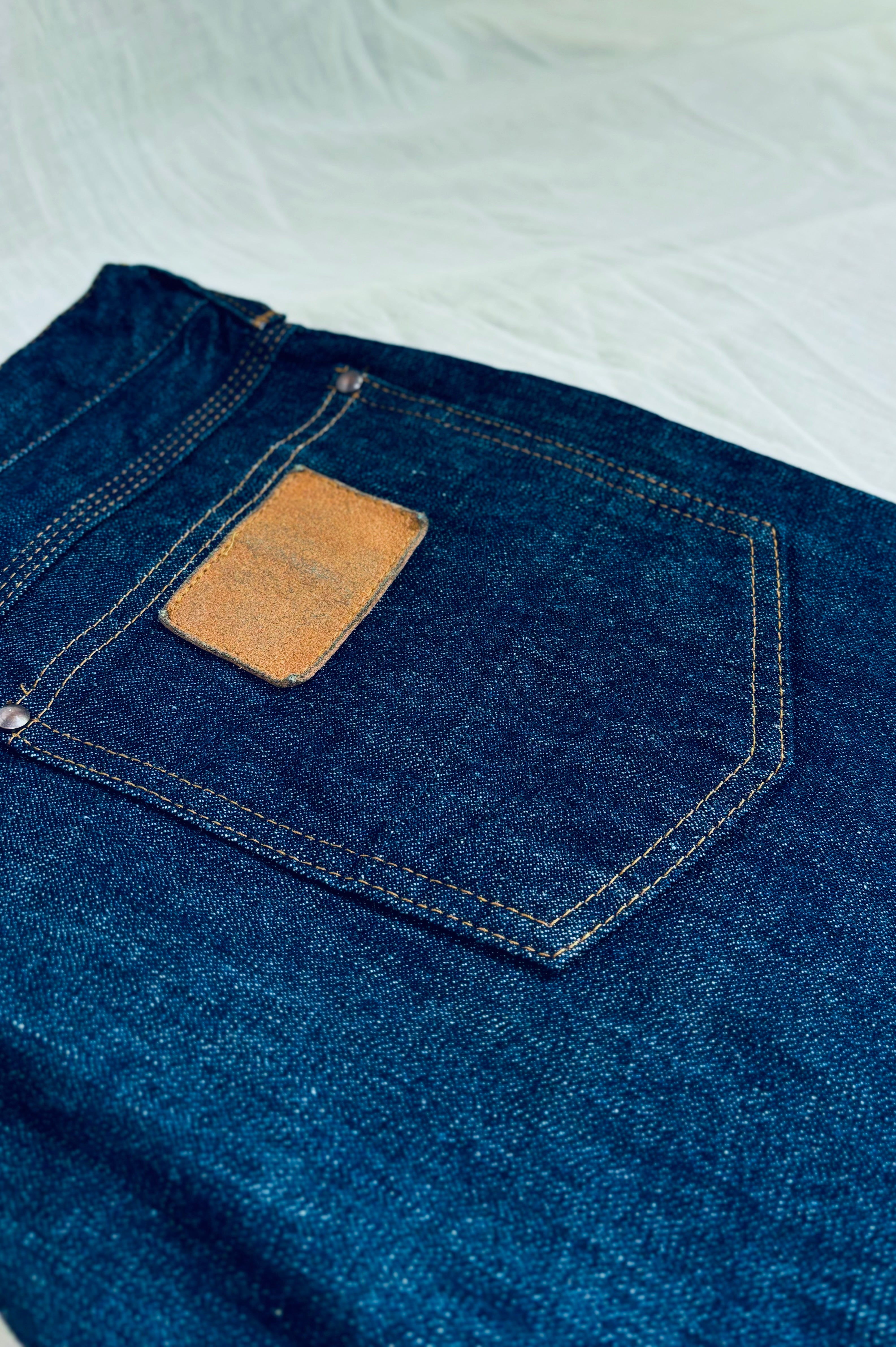 KENNETH FIELD - WESTERN 5P BROKEN DENIM - INDIGO