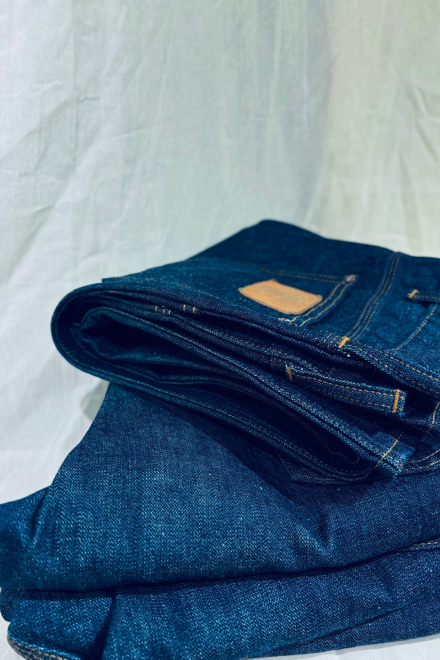 KENNETH FIELD - WESTERN 5P BROKEN DENIM - INDIGO