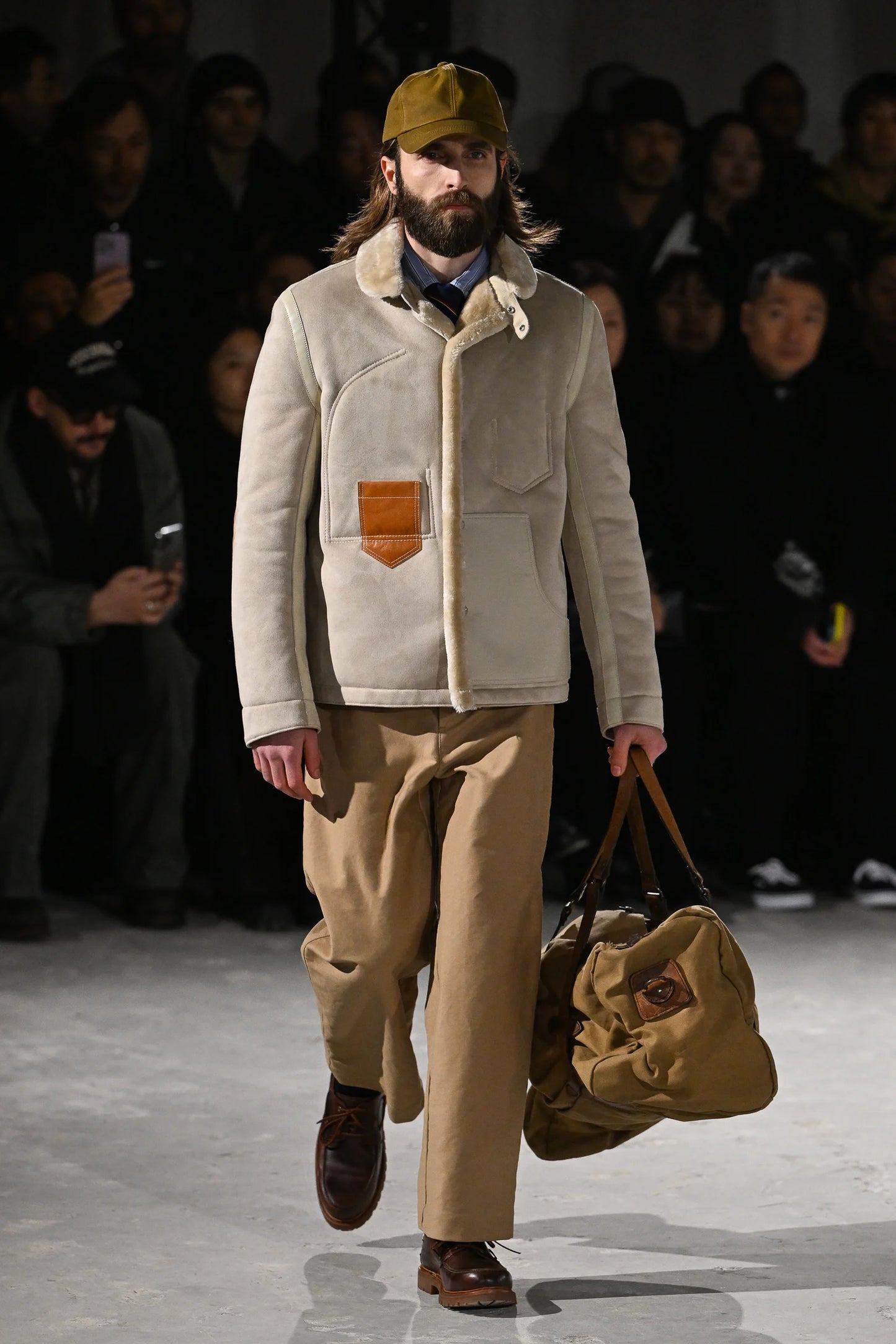 JUNYA WATANABE MAN × FILSON - WP K204 051 TAN/BROWN - LARGE DUFFLE BAG