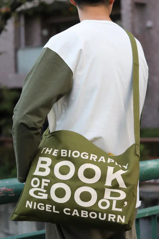 Nigel Cabourn - BIOGRAPHY BOOK BAG - NAVY / GREEN