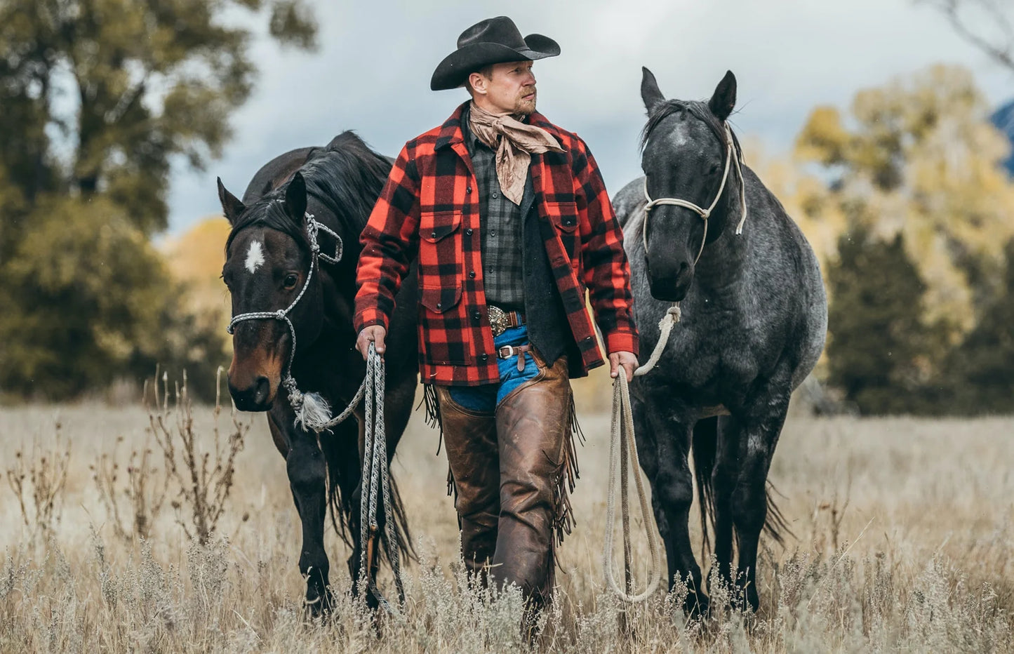 FILSON - MACKINAW WOOL CRUISER JACKET - RED/BLACK PLAID