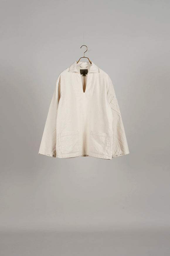 Nigel Cabourn - P/O FRENCH WORK SHIRT - MOLESKIN