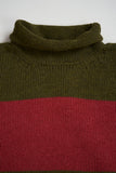 Nigel Cabourn - K-2 STRIPED ROLL NECK - AUTHENTIC LINE