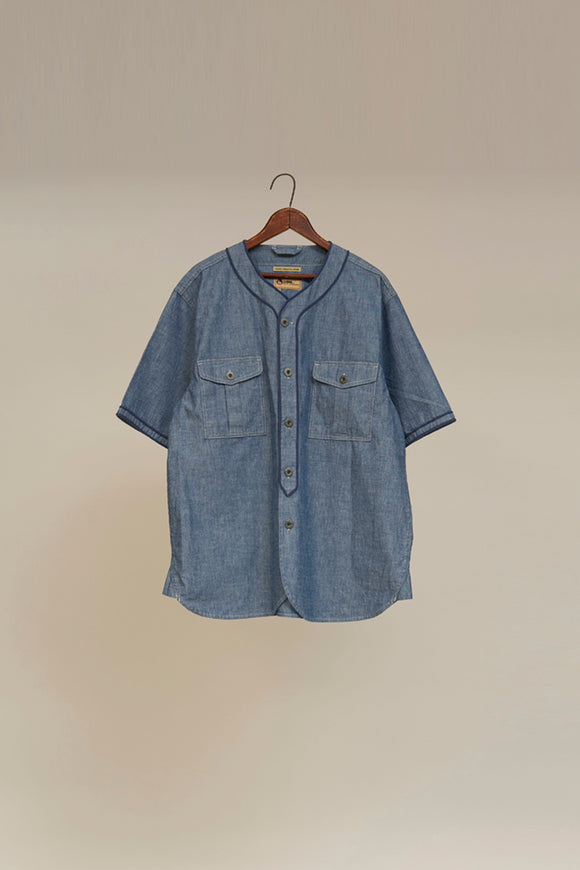 Nigel Cabourn LYBRO - S52 SS BASEBALL SHIRT -