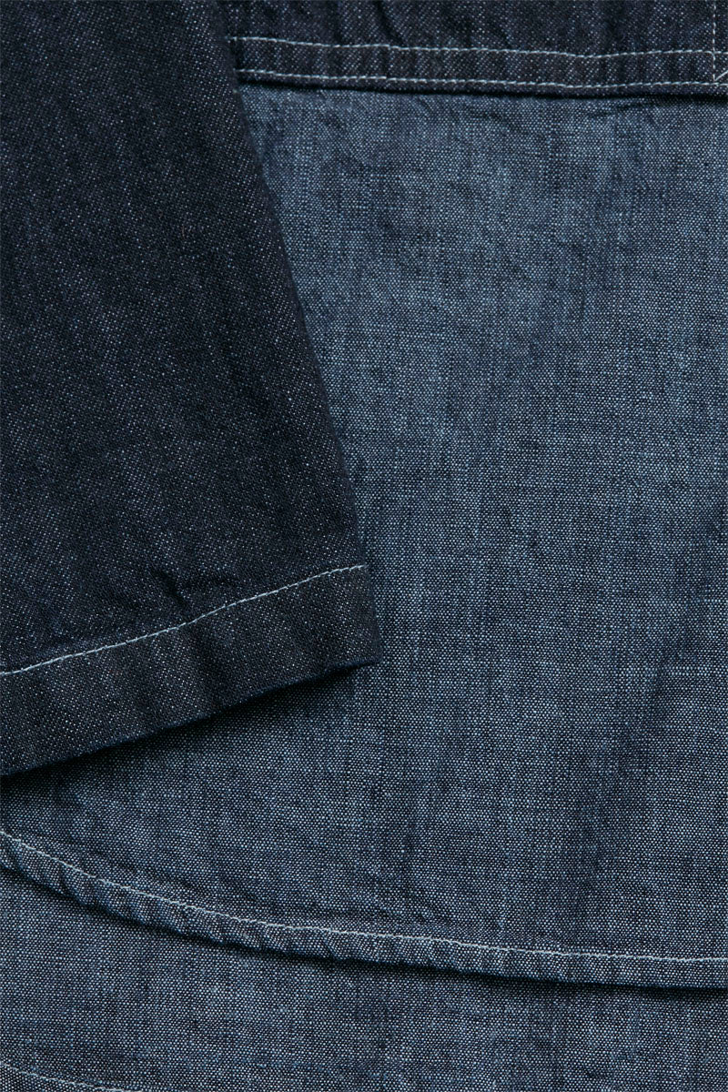 Nigel Cabourn - UTILITY SHIRT TYPE2 10oz DENIM - INDIGO