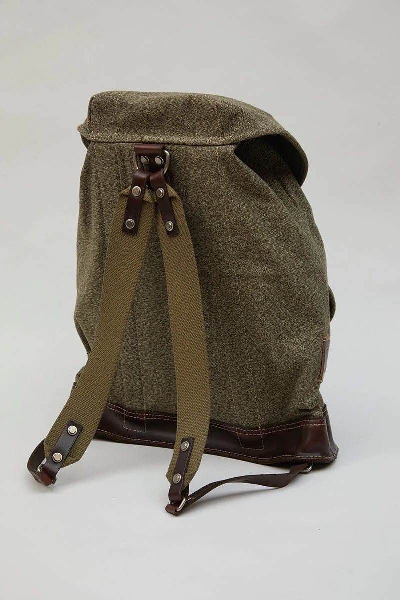 Nigel Cabourn - SWISS ARMY RUCKSACK - PEAT LABEL