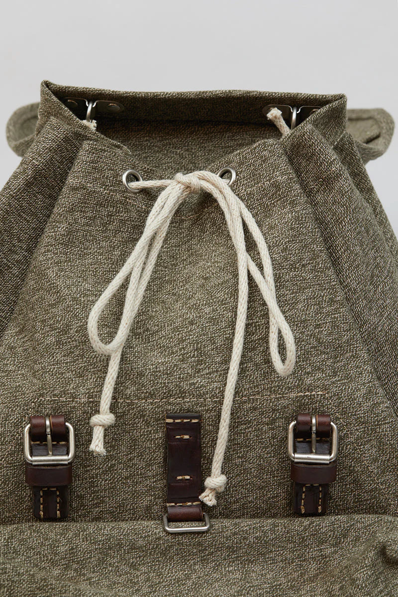 Nigel Cabourn - SWISS ARMY RUCKSACK - PEAT LABEL