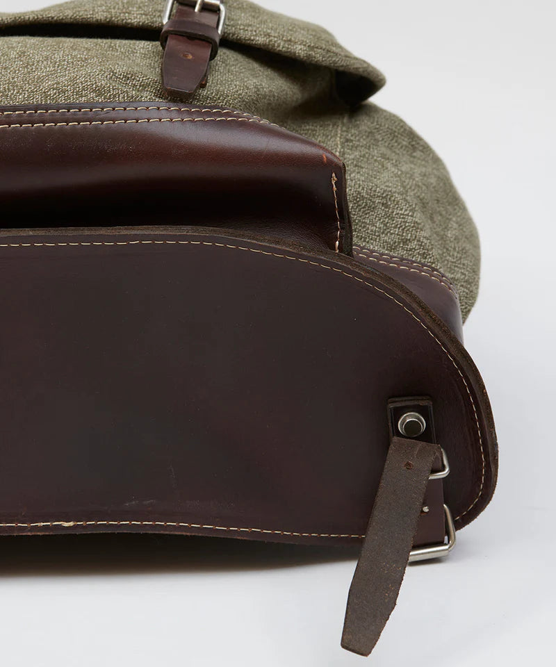 Nigel Cabourn - SWISS ARMY RUCKSACK - PEAT LABEL