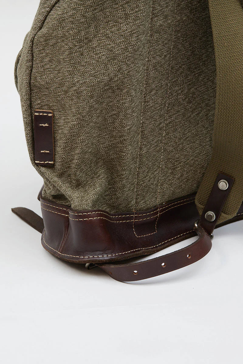 Nigel Cabourn - SWISS ARMY RUCKSACK - PEAT LABEL