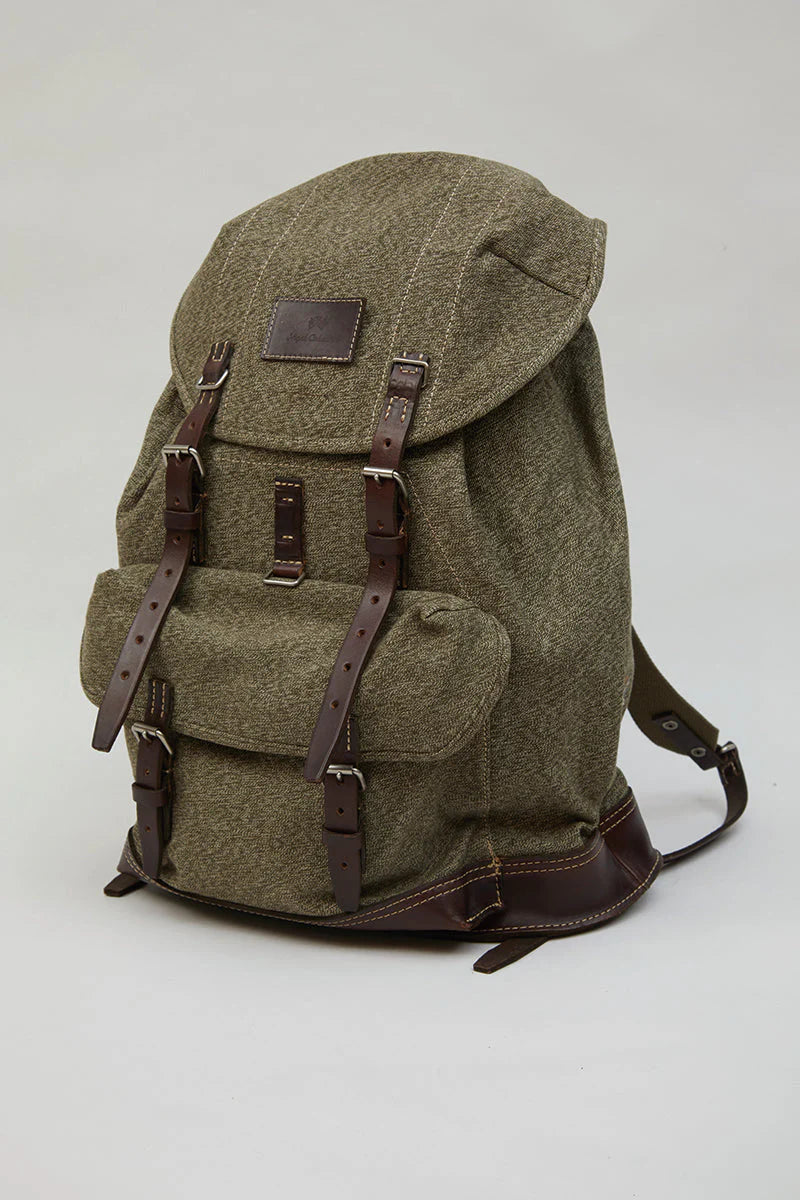 Nigel Cabourn - SWISS ARMY RUCKSACK - PEAT LABEL