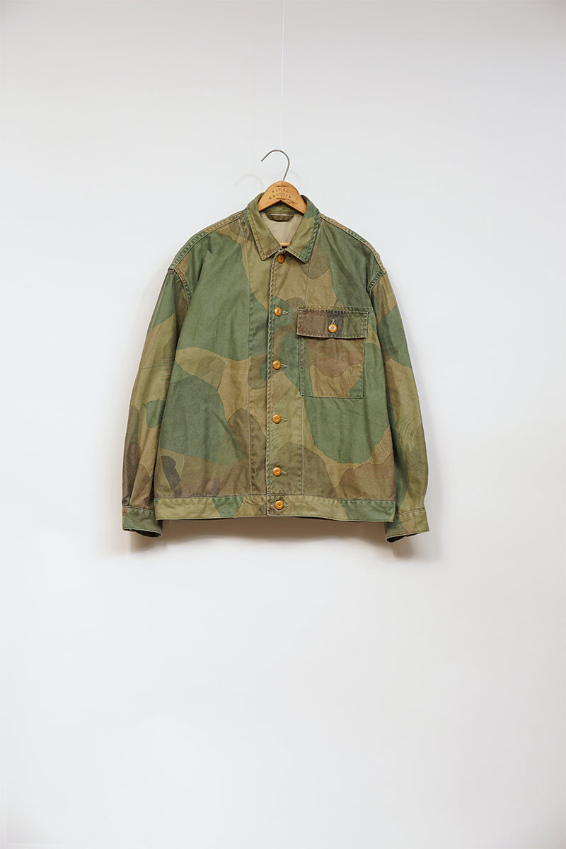 Nigel Cabourn - FRENCH WORK SHORT JACKET - FADE CAMO