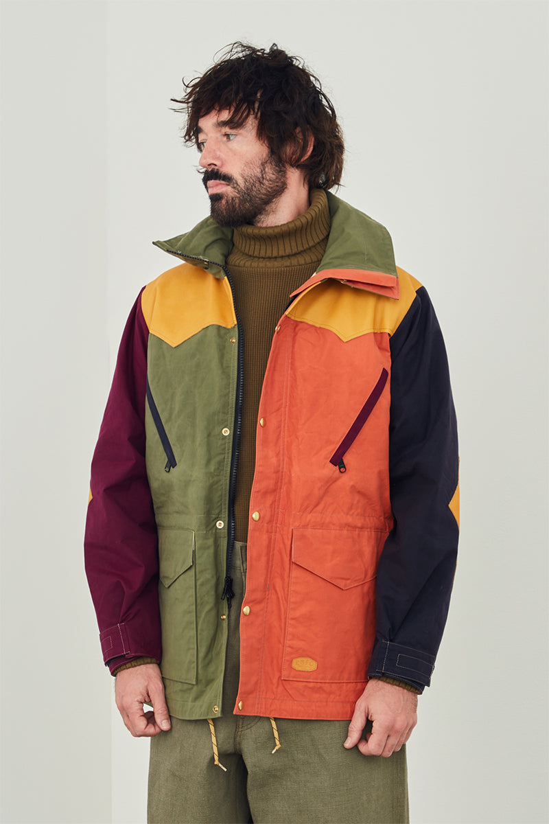 Nigel Cabourn × Rocky Mountain Featherbed - MOUNTAIN PARKA DRY WAX